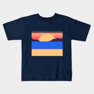 Sunset Beach Kids T-Shirt